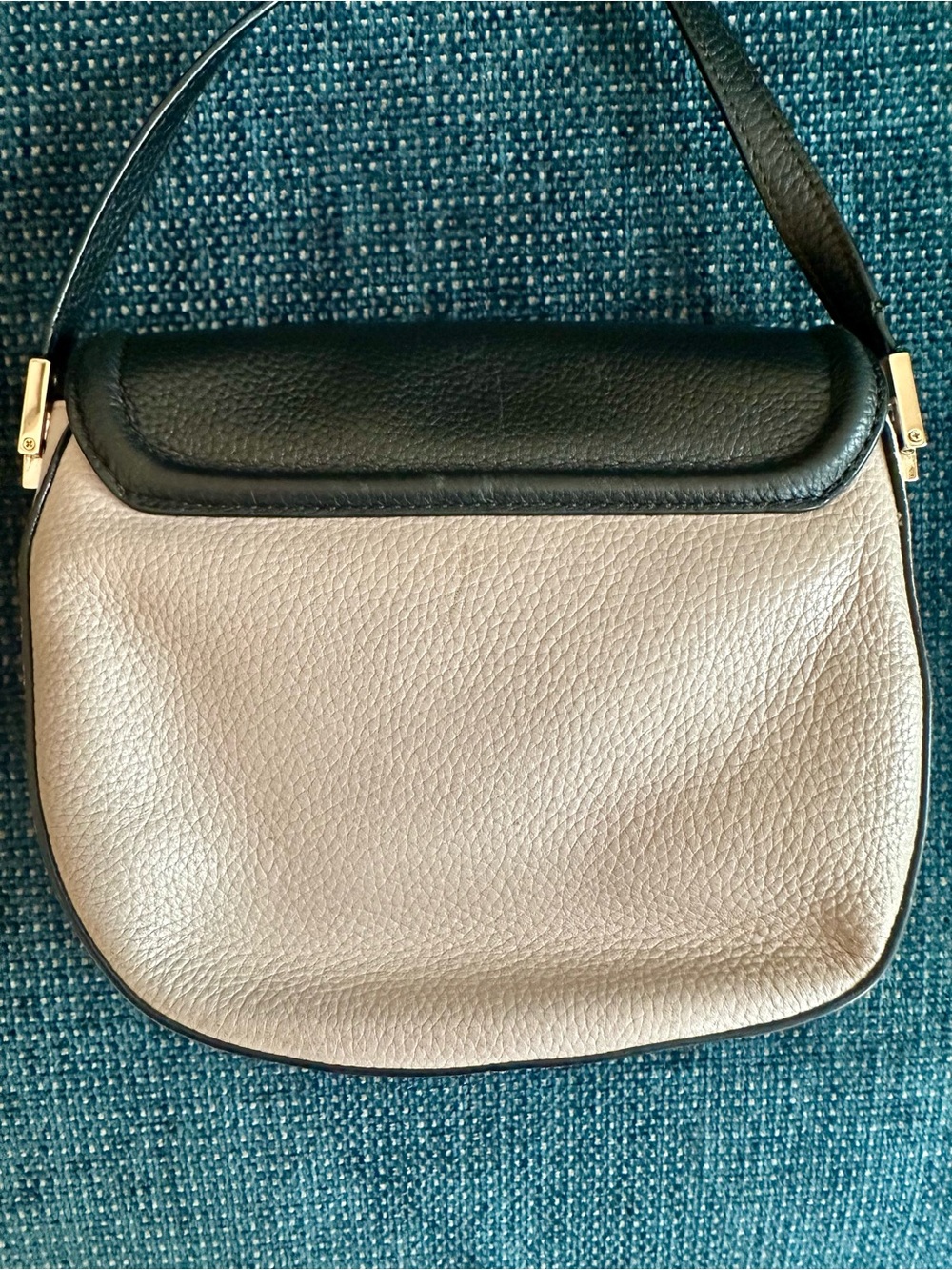 kate spade Black & Blush Two-Tone Pebbled Leather Crossbody - Picture 3 of 10